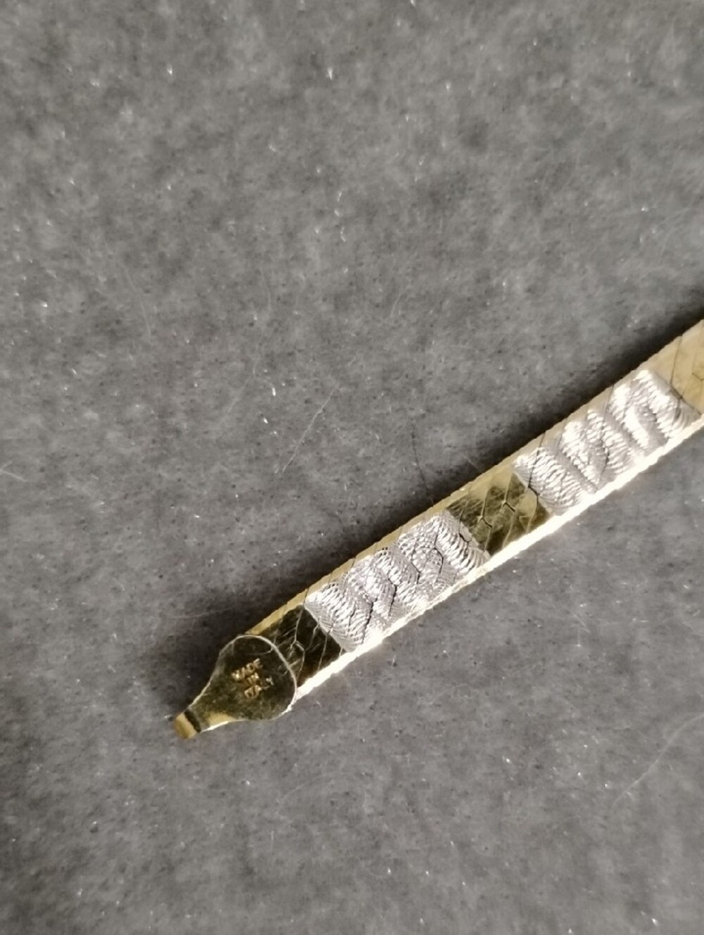 Elegant Two-Tone Gold and 925 Sterling Silver Women’s Bracelet - Picture 4 of 7